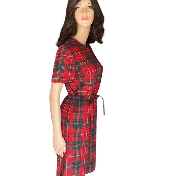 VTG PENDLETON WOOLENS PLAID TARTANS OVERCOATS and dress size 14 - Picture 4 of 16